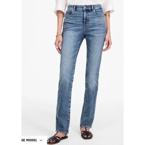 Madewell Jeans Womens Size 25 Blue High Rise Stovepipe Ashland Wash Denim NU072